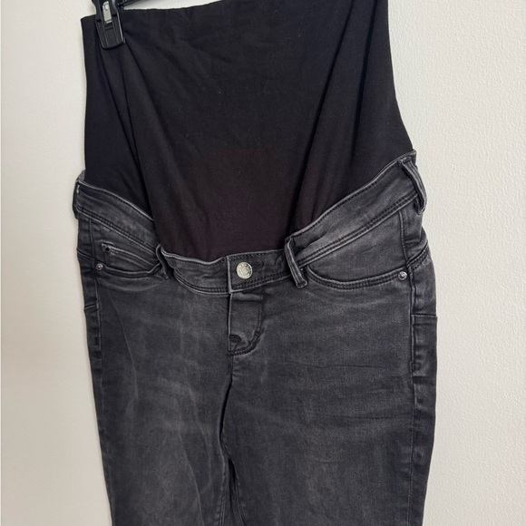 H&M maternity black skinny jeans size small - Picture 2 of 4
